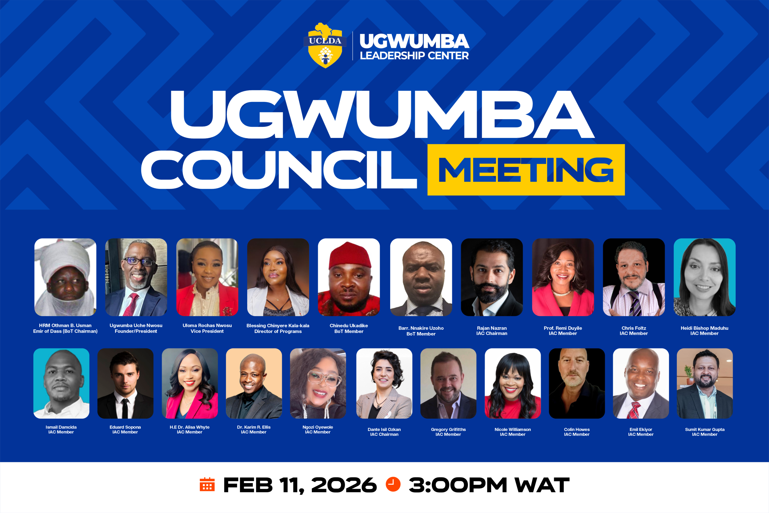 Ugwumba Leadership Center holds her 2026 Council Meeting