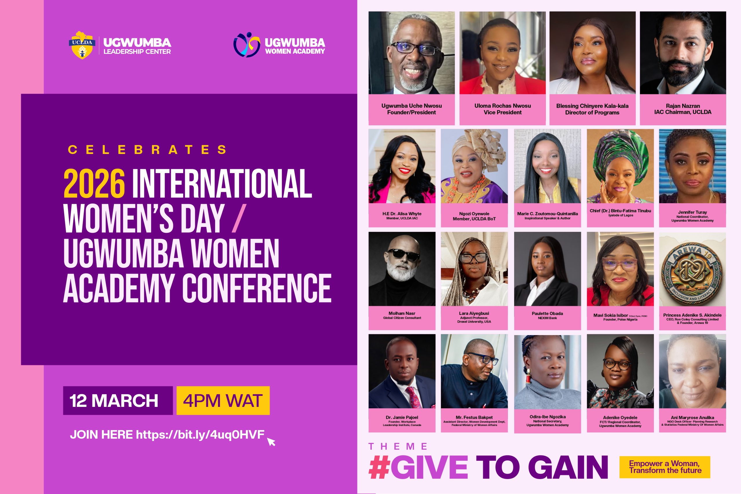 Ugwumba Leadership Center Hosts Inspiring 2026 International Women’s Day Conference